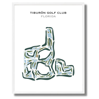 Tiburón Golf Club, Florida - Printed Golf Courses