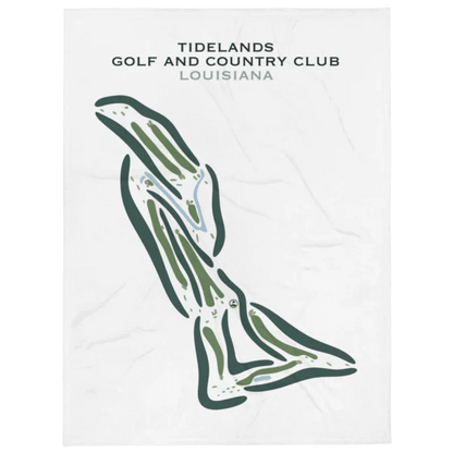 Tidelands Golf and Country Club, Louisiana - Printed Golf Courses