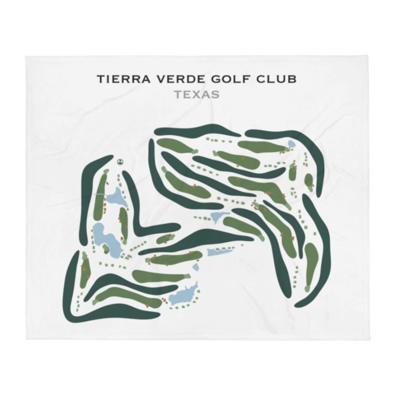 Tierra Verde Golf Club, Texas - Printed Golf Courses