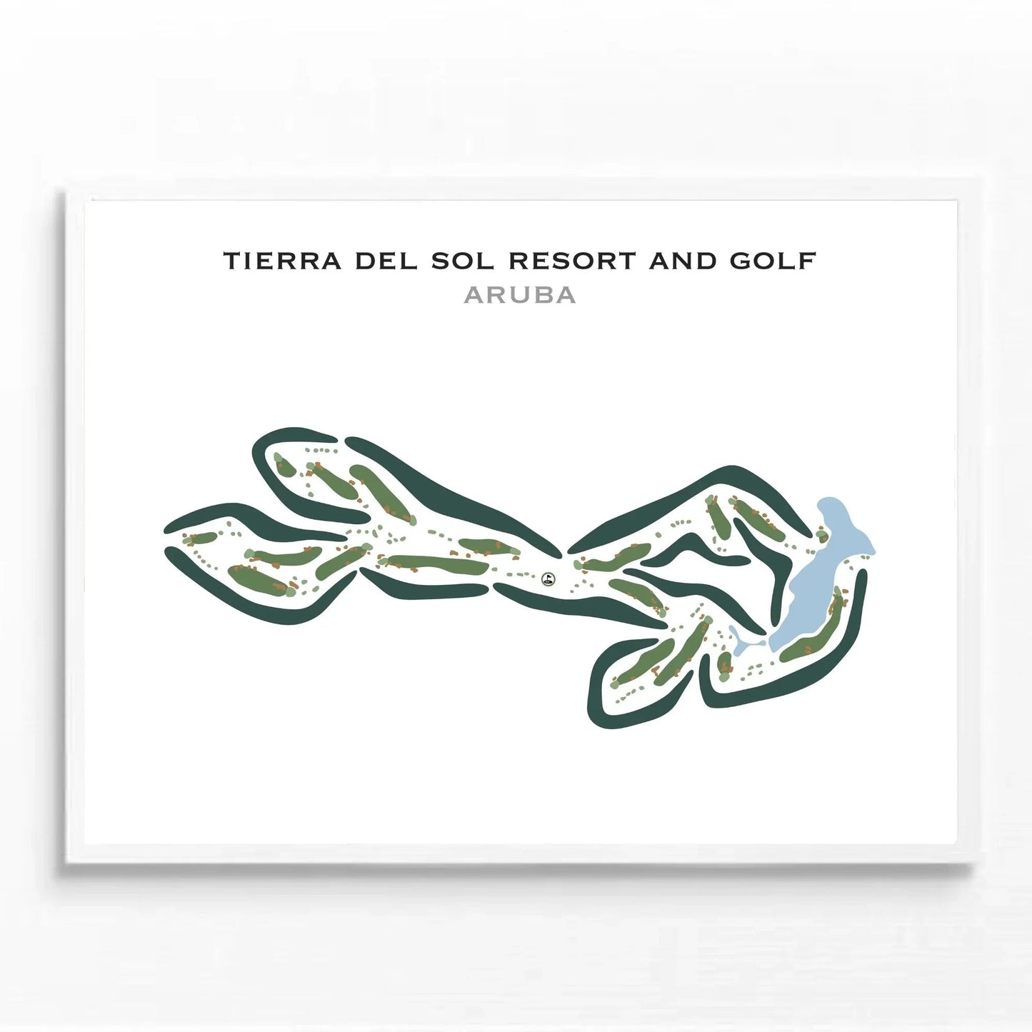 Tierra del Sol Resort & Golf, Aruba - Printed Golf Courses