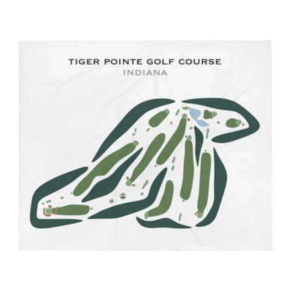 Tiger Pointe Golf Course, Indiana - Printed Golf Courses