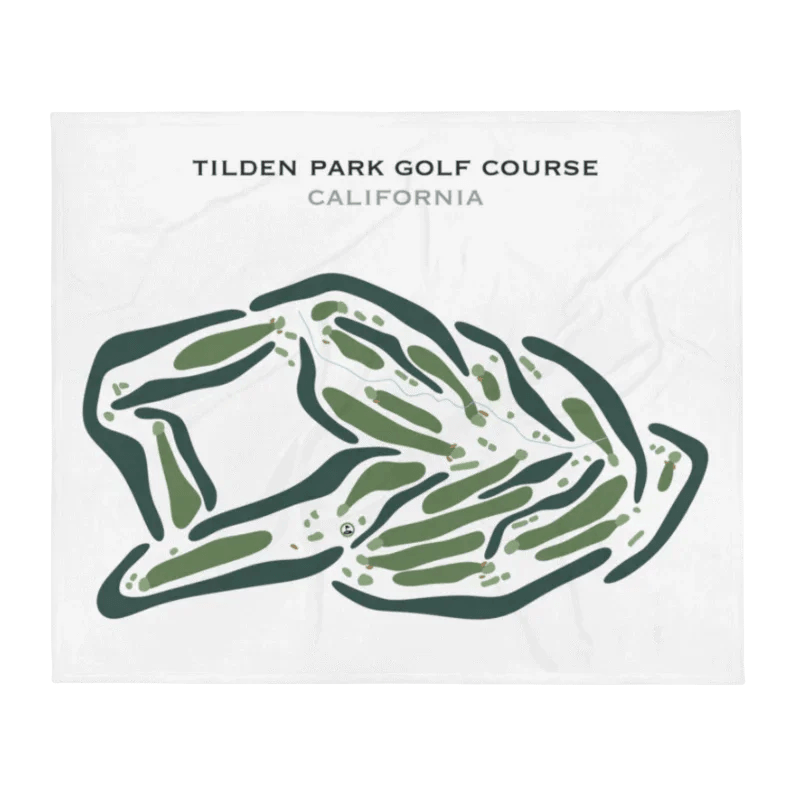Tilden Park Golf Course, California - Printed Golf Courses