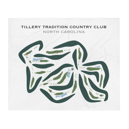 Tillery Tradition Country Club, North Carolina - Printed Golf Courses