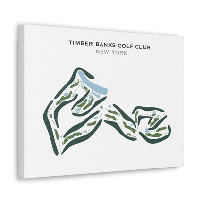 Timber Banks Golf Club, New York - Printed Golf Course