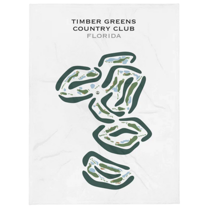 Timber Greens Country Club, Florida - Printed Golf Courses