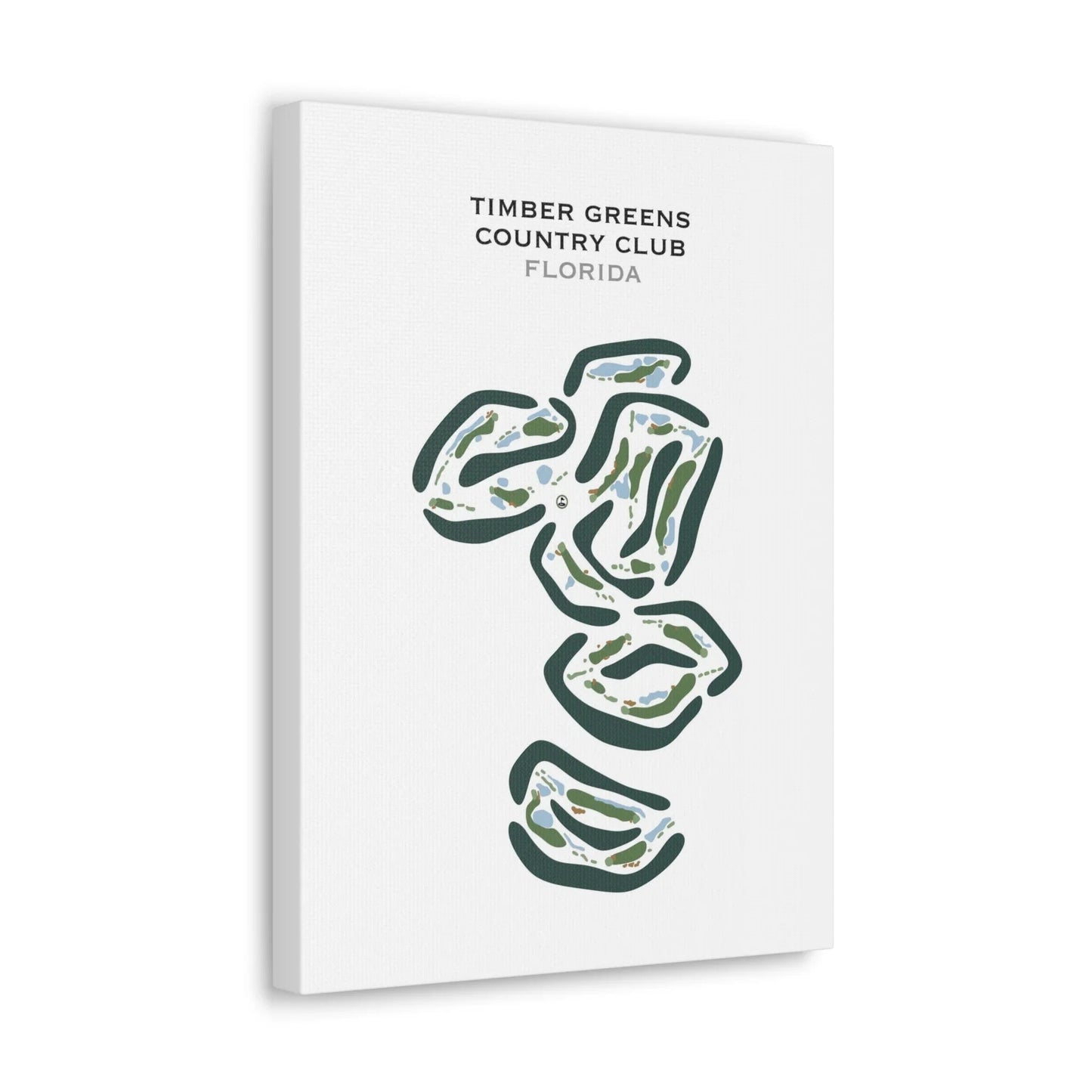 Timber Greens Country Club, Florida - Printed Golf Courses