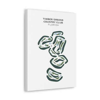 Timber Greens Country Club, Florida - Printed Golf Courses