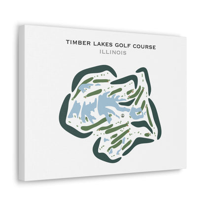 Timber Lakes Golf Course, Illinois - Printed Golf Courses