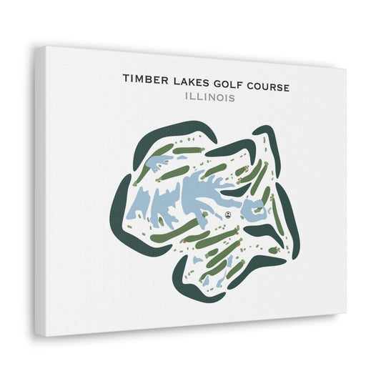 Timber Lakes Golf Course, Illinois - Printed Golf Courses