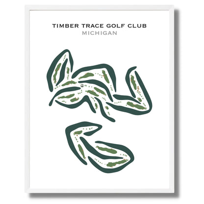 Timber Trace Golf Club, Michigan - Printed Golf Courses