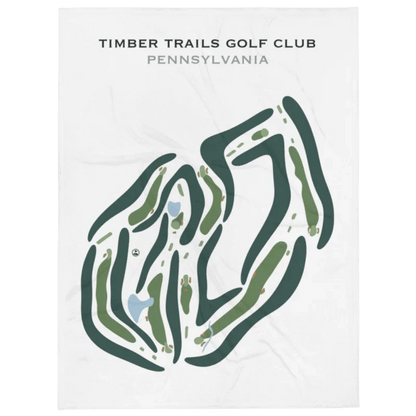 Timber Trails Golf Club, Pennsylvania - Printed Golf Courses