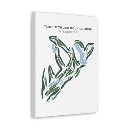 Timber Truss Golf Course, Mississippi - Printed Golf Courses