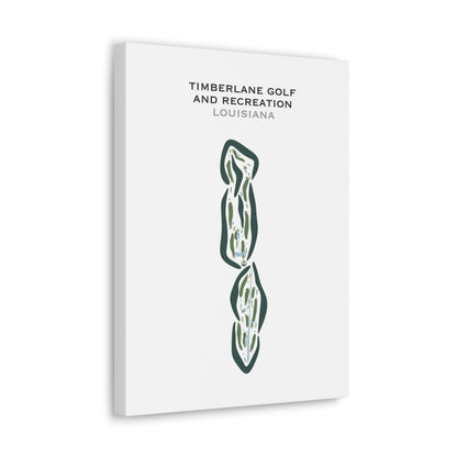 Timberlane Golf & Recreation, Louisiana - Printed Golf Courses
