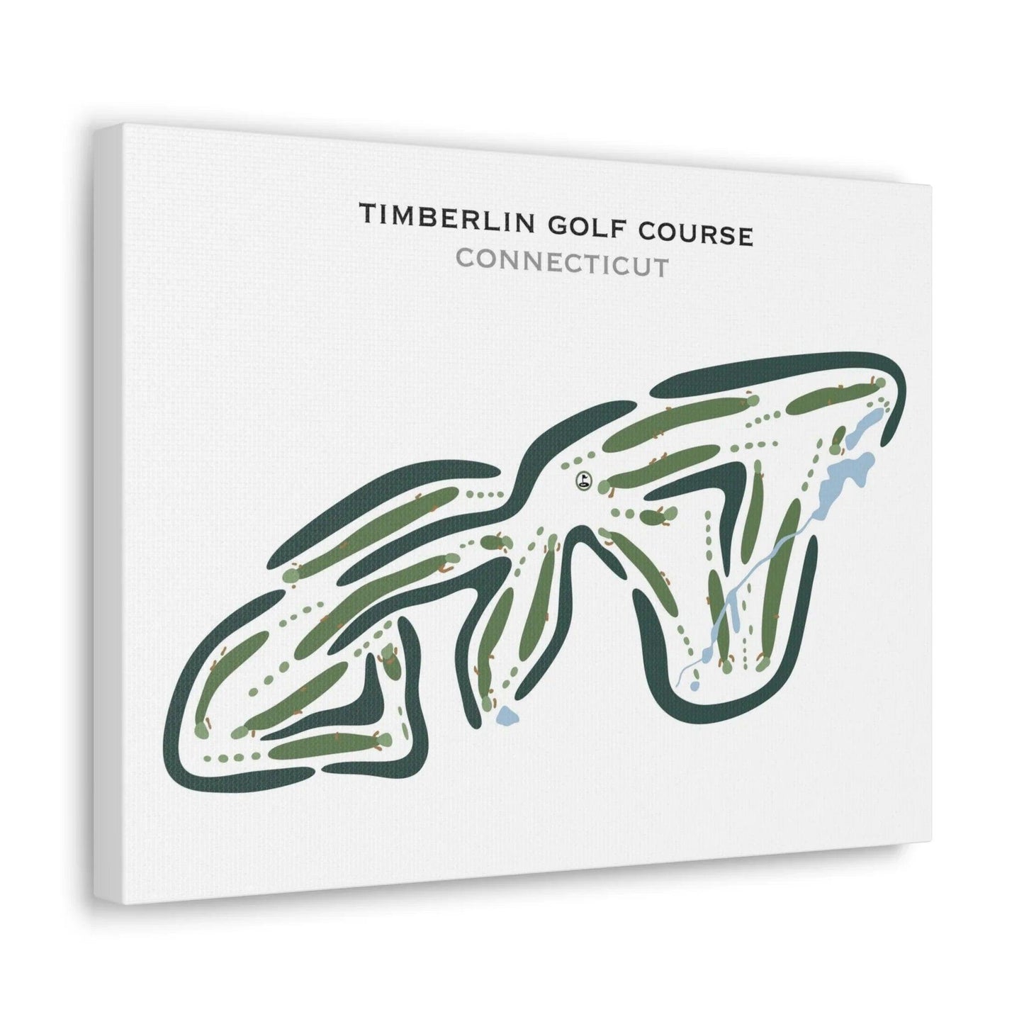 Timberlin Golf Course, Connecticut - Printed Golf Courses