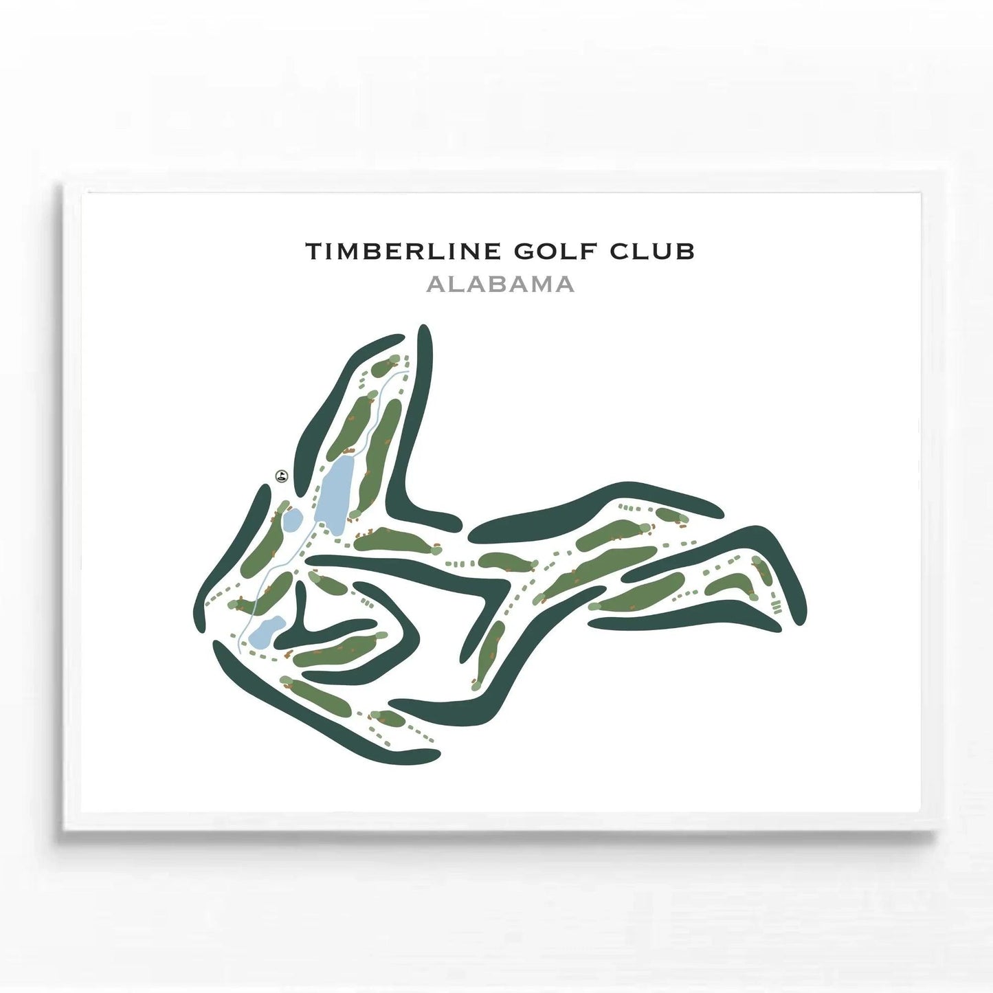Timberline Golf Club, Alabama - Printed Golf Courses