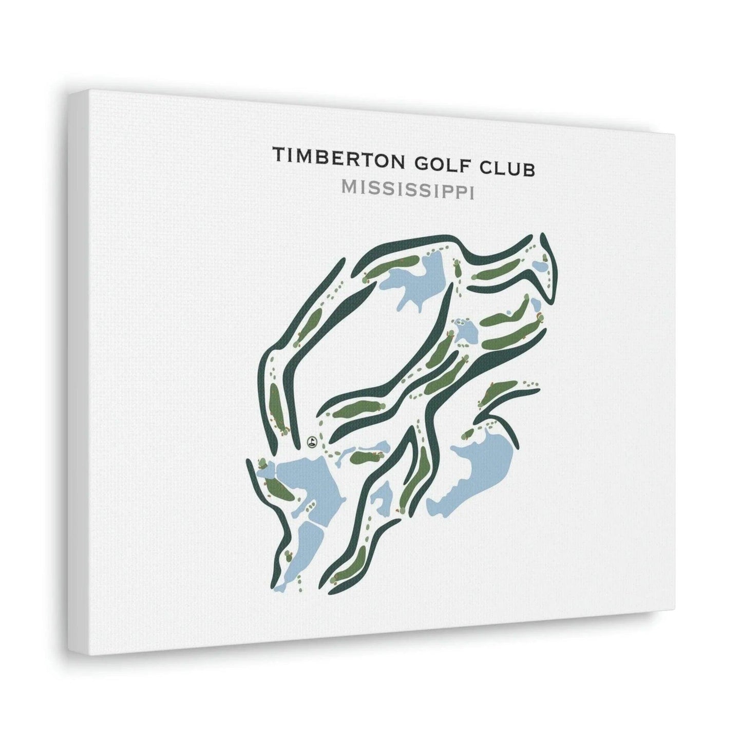 Timberton Golf Club, Mississippi - Printed Golf Courses