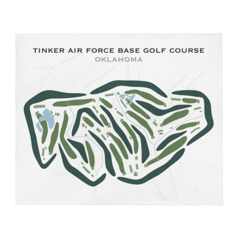 Tinker Air Force Base Golf Course, Oklahoma - Printed Golf Courses
