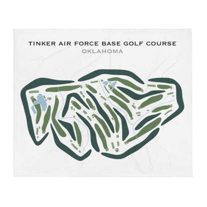 Tinker Air Force Base Golf Course, Oklahoma - Printed Golf Courses