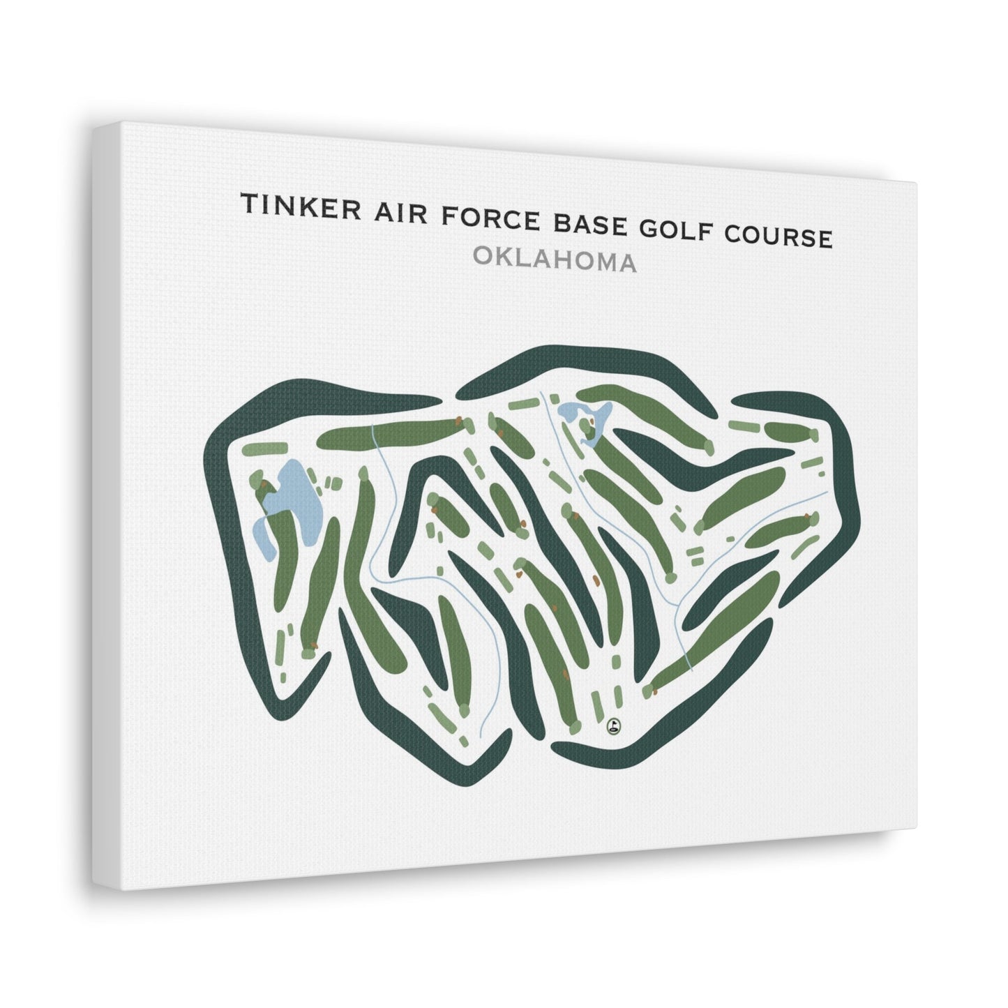 Tinker Air Force Base Golf Course, Oklahoma - Printed Golf Courses