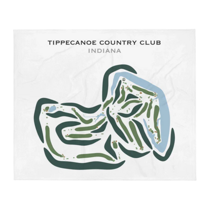 Tippecanoe Country Club, Indiana - Printed Golf Courses