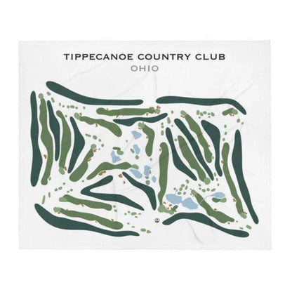 Tippecanoe Country Club, Ohio - Printed Golf Course