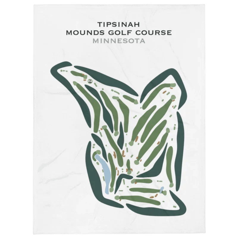 Tipsinah Mounds Golf Course, Minnesota - Printed Golf Courses