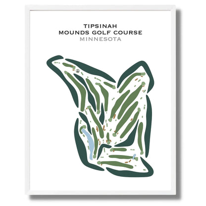 Tipsinah Mounds Golf Course, Minnesota - Printed Golf Courses