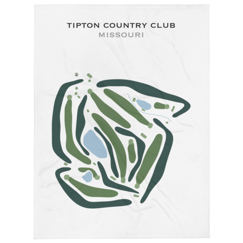 Tipton Country Club, Missouri - Printed Golf Courses