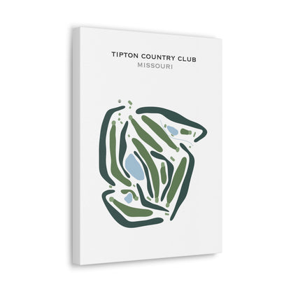 Tipton Country Club, Missouri - Printed Golf Courses