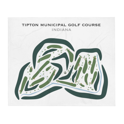 Tipton Municipal Golf Course, Indiana - Printed Golf Courses