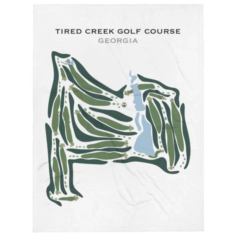 Tired Creek Golf Course, Georgia - Printed Golf Courses