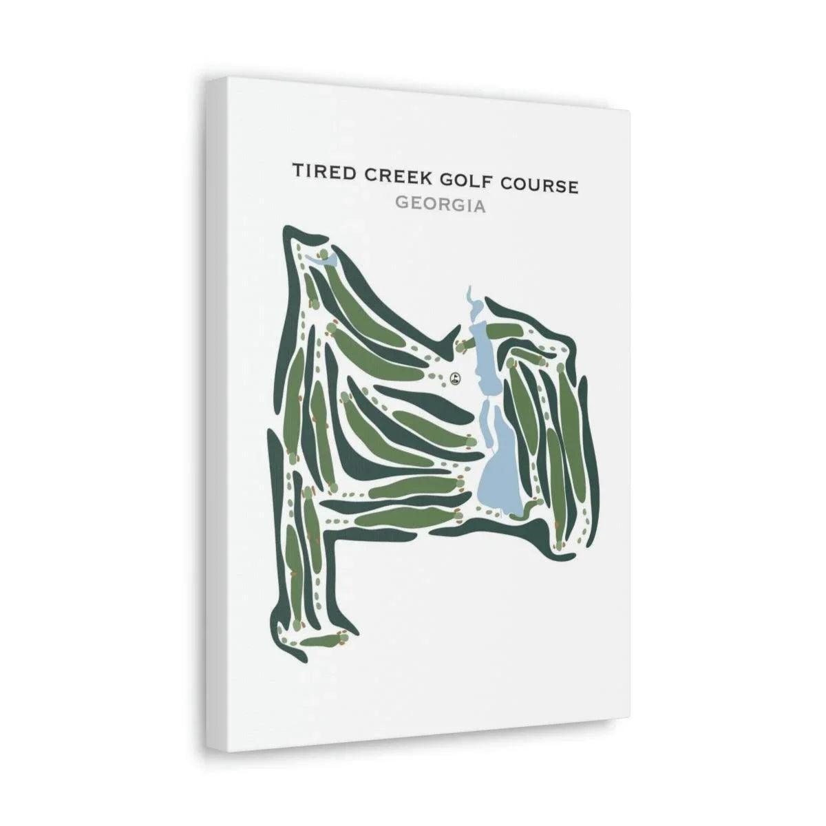 Tired Creek Golf Course, Georgia - Printed Golf Courses