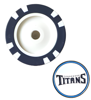 Officially Licensed Tennessee Titans Poker Chip Ball Marker