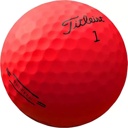 Titleist 2022 TruFeel Red Golf Balls - GOLF LEAGUE