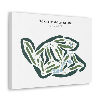 Tokatee Golf Club, Oregon - Printed Golf Courses