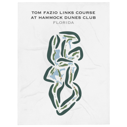 Tom Fazio Links Course at Hammock Dunes Club, Florida - Printed Golf Courses