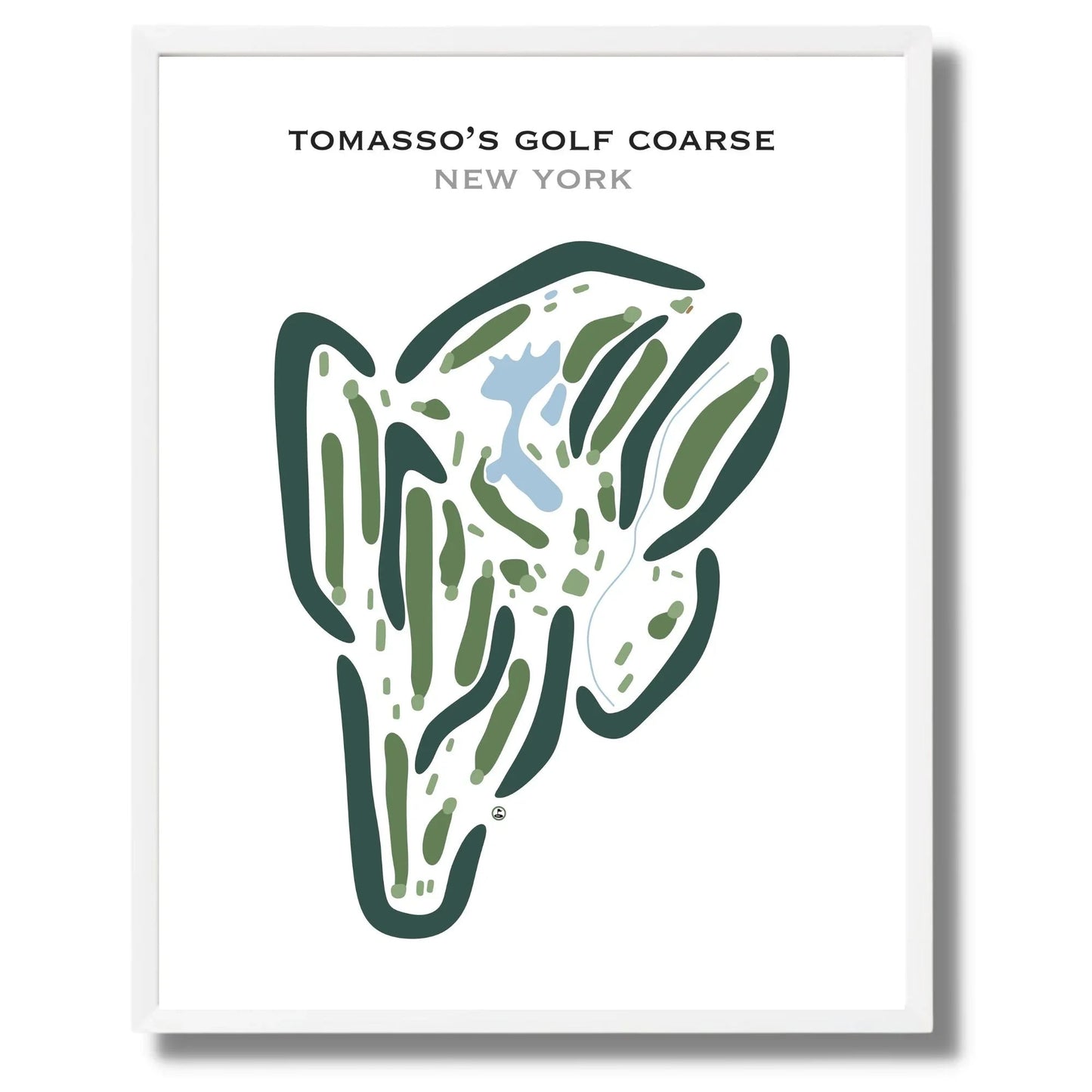 Tomasso's Golf Course, New York - Printed Golf Courses