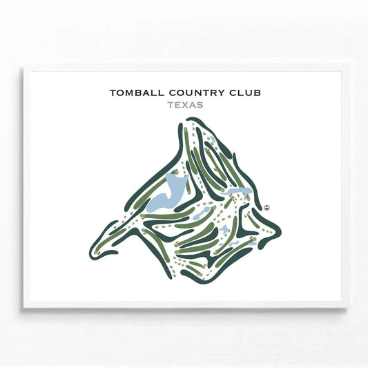 Tomball Country Club, Texas - Printed Golf Courses