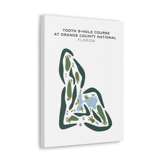 Tooth 9-Hole Course at Orange County National, Florida - Printed Golf Courses