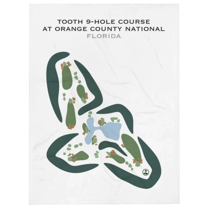 Tooth 9-hole Course at Orange County National, Winter Garden, Florida - Printed Golf Courses