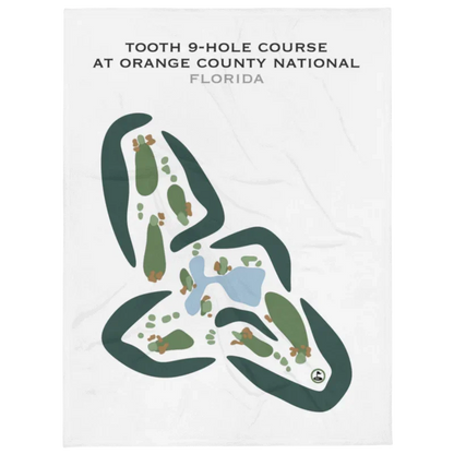 Tooth 9-hole Course at Orange County National, Winter Garden, Florida - Printed Golf Courses