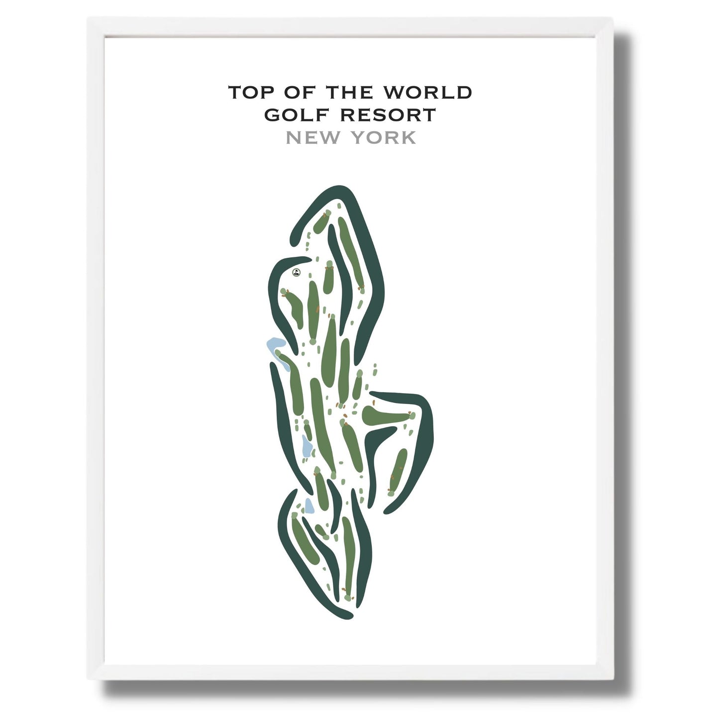 Top of the World Golf Resort, New York - Printed Golf Courses