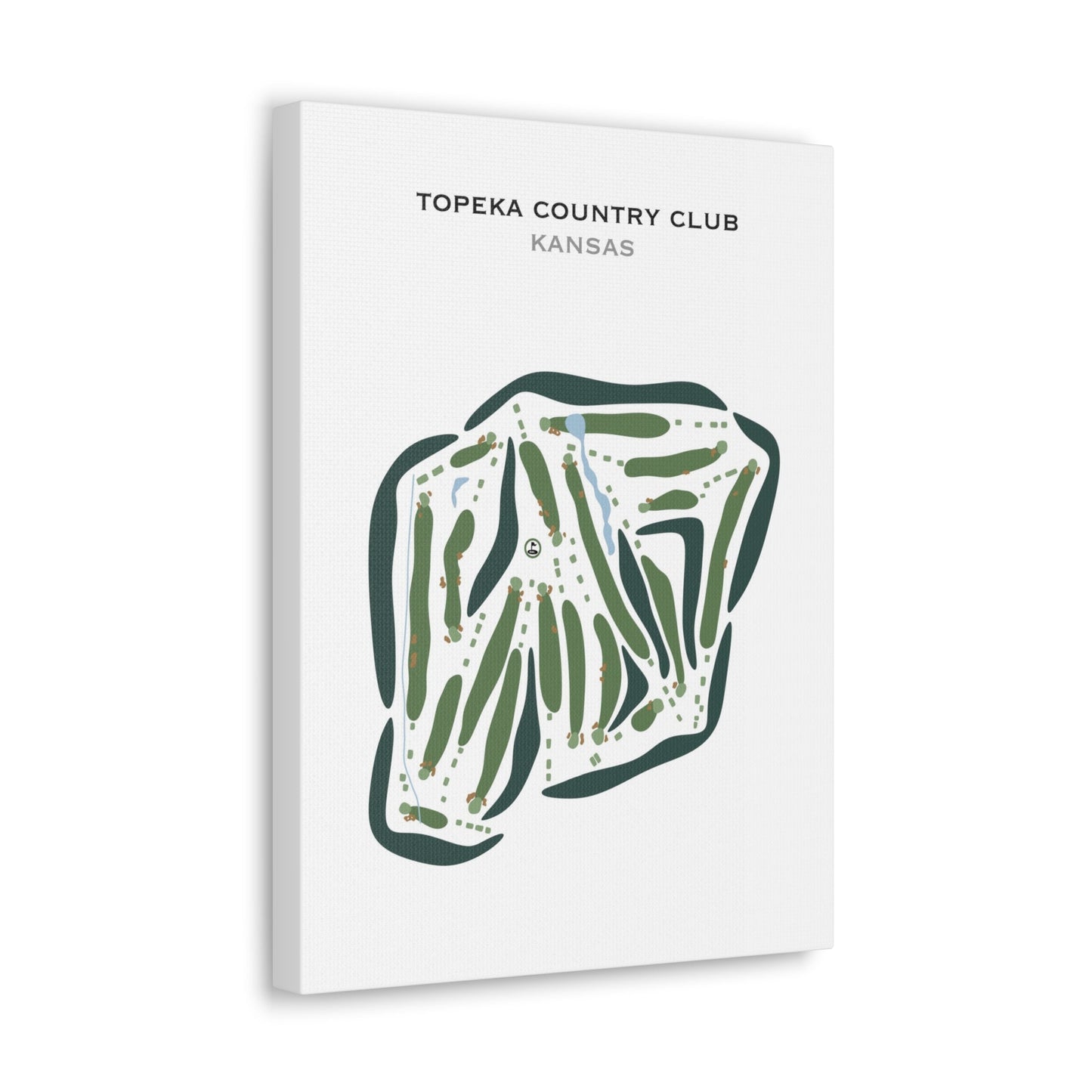 Topeka Country Club, Kansas - Printed Golf Courses