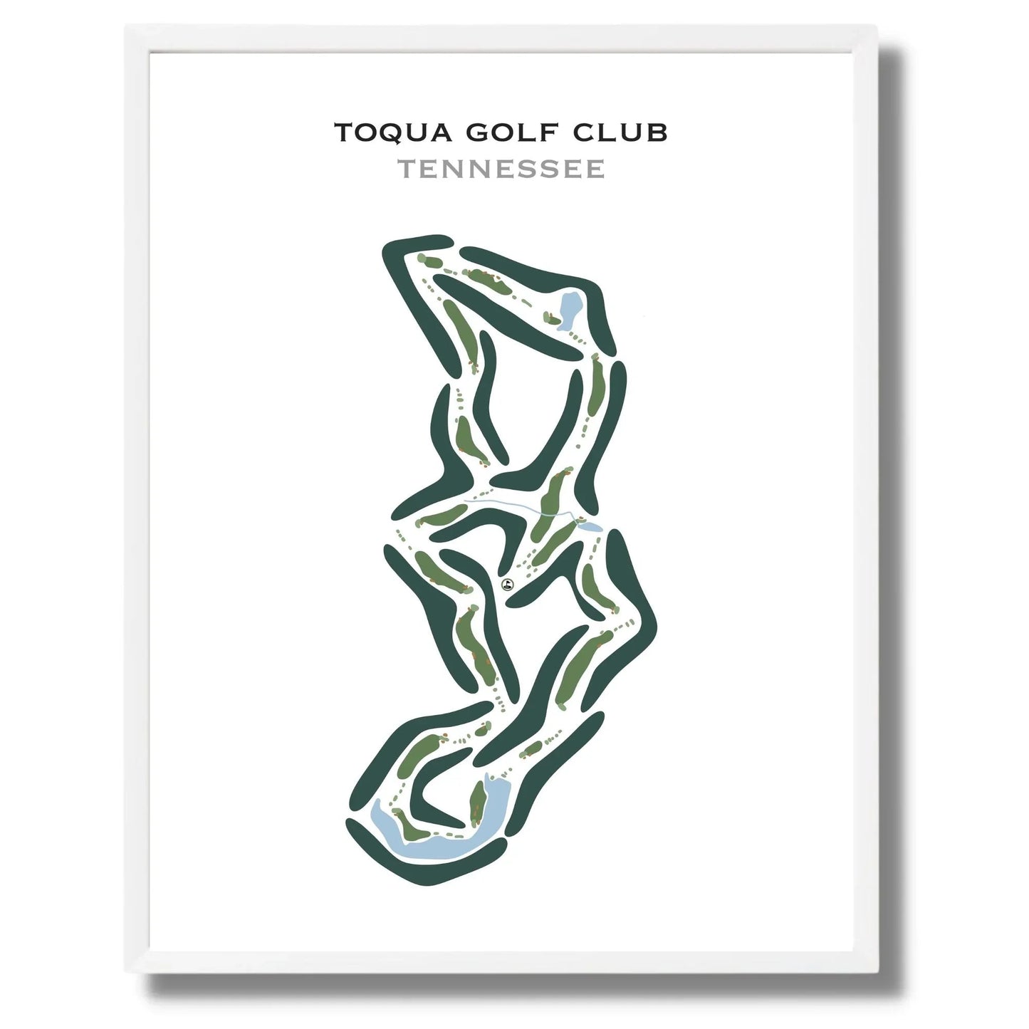 Toqua Golf Course, Tennessee - Printed Golf Courses