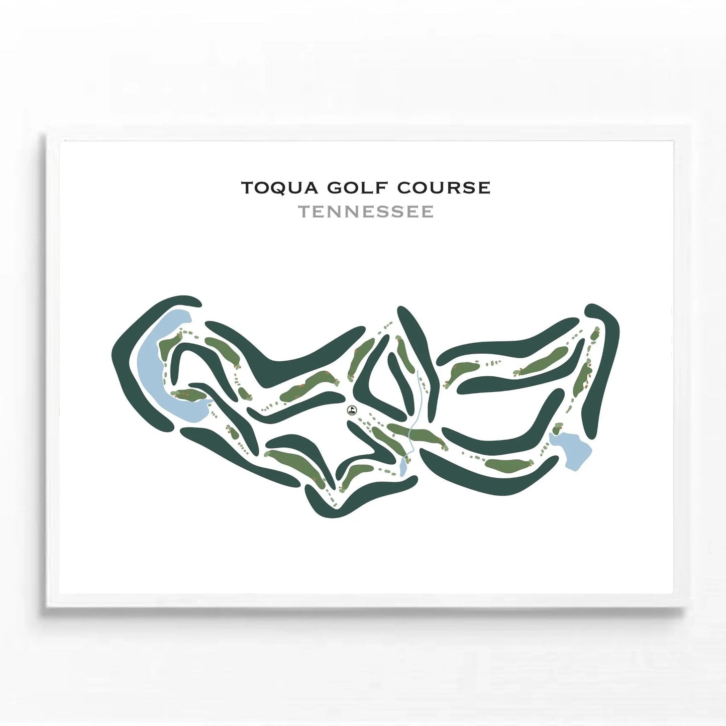 Toqua Golf Course, Tennessee - Printed Golf Courses