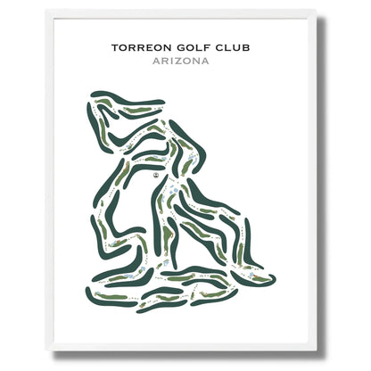 Torreon Golf Club, Arizona - Printed Golf Course