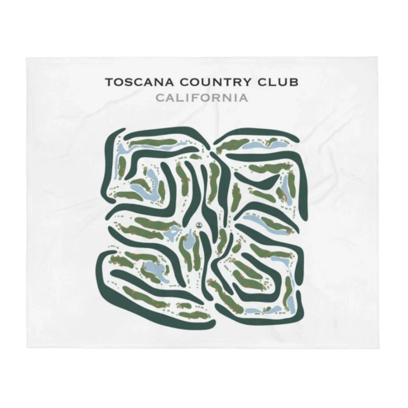 Toscana Country Club, California - Printed Golf Courses