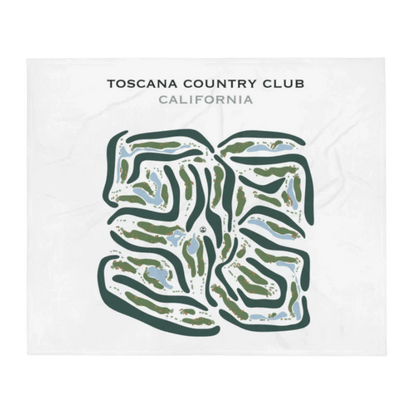 Toscana Country Club, California - Printed Golf Courses