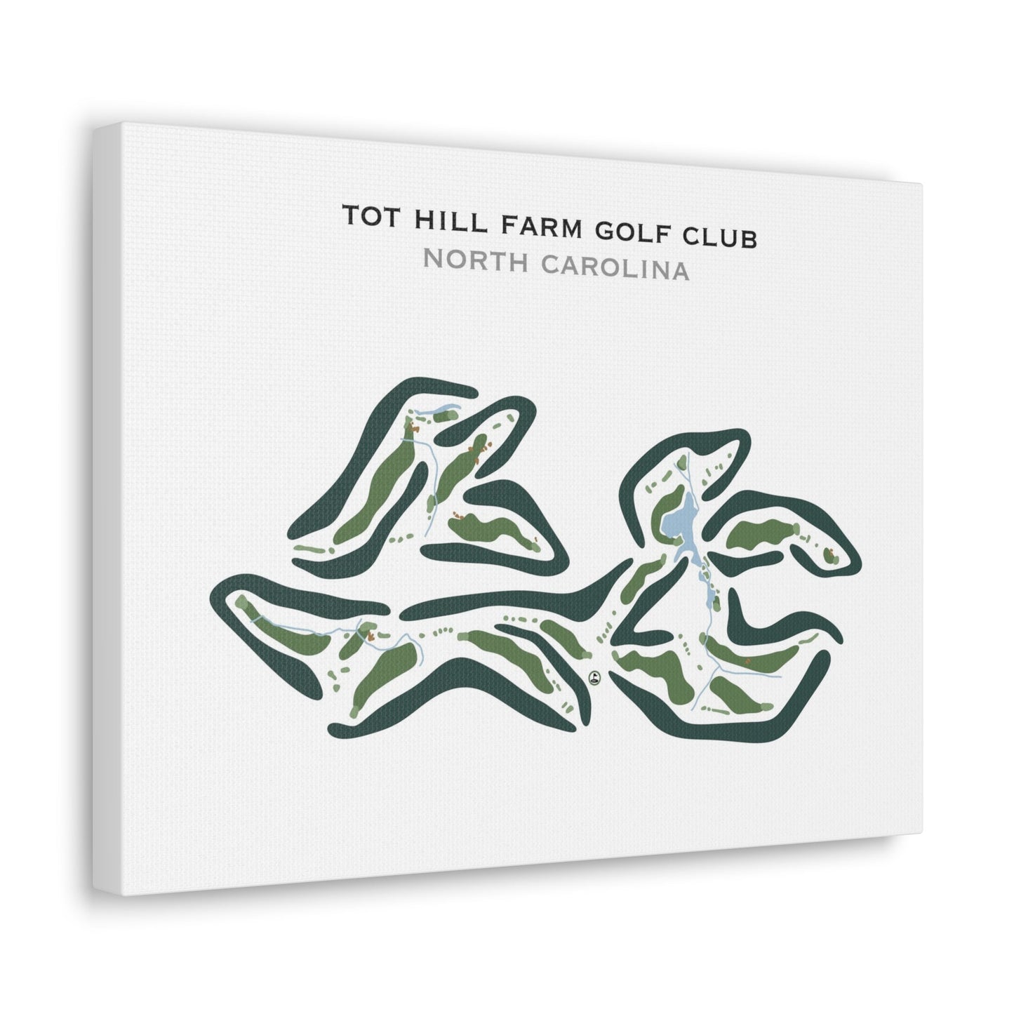 Tot Hill Farm Golf Club, North Carolina - Printed Golf Courses
