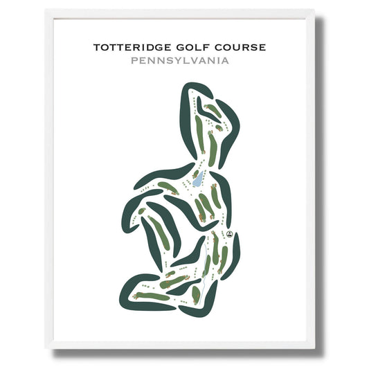 Totteridge Golf Course, Pennsylvania - Printed Golf Courses